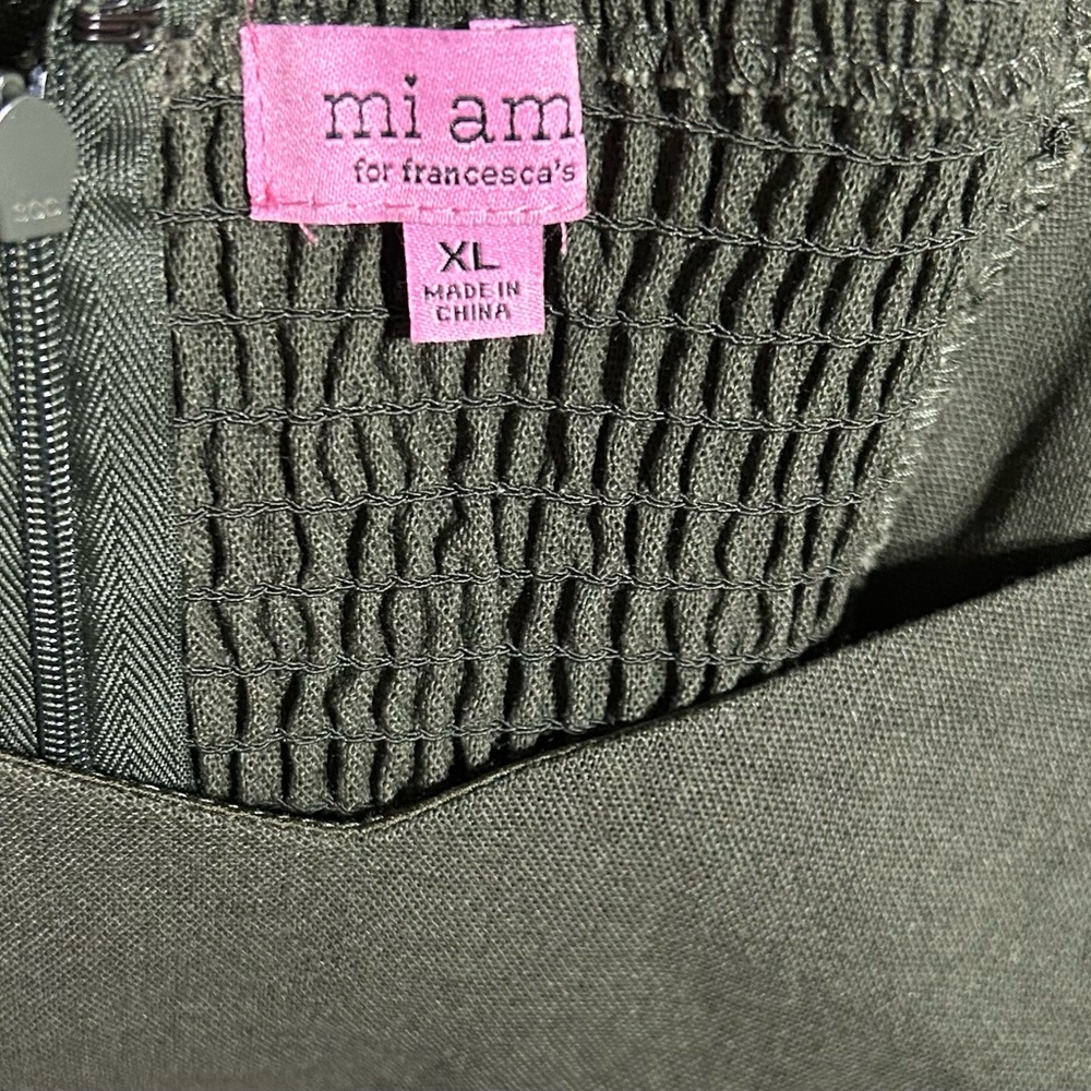 Mi Ami for Francesca’s stunning olive dress, XL - Picture 4 of 4